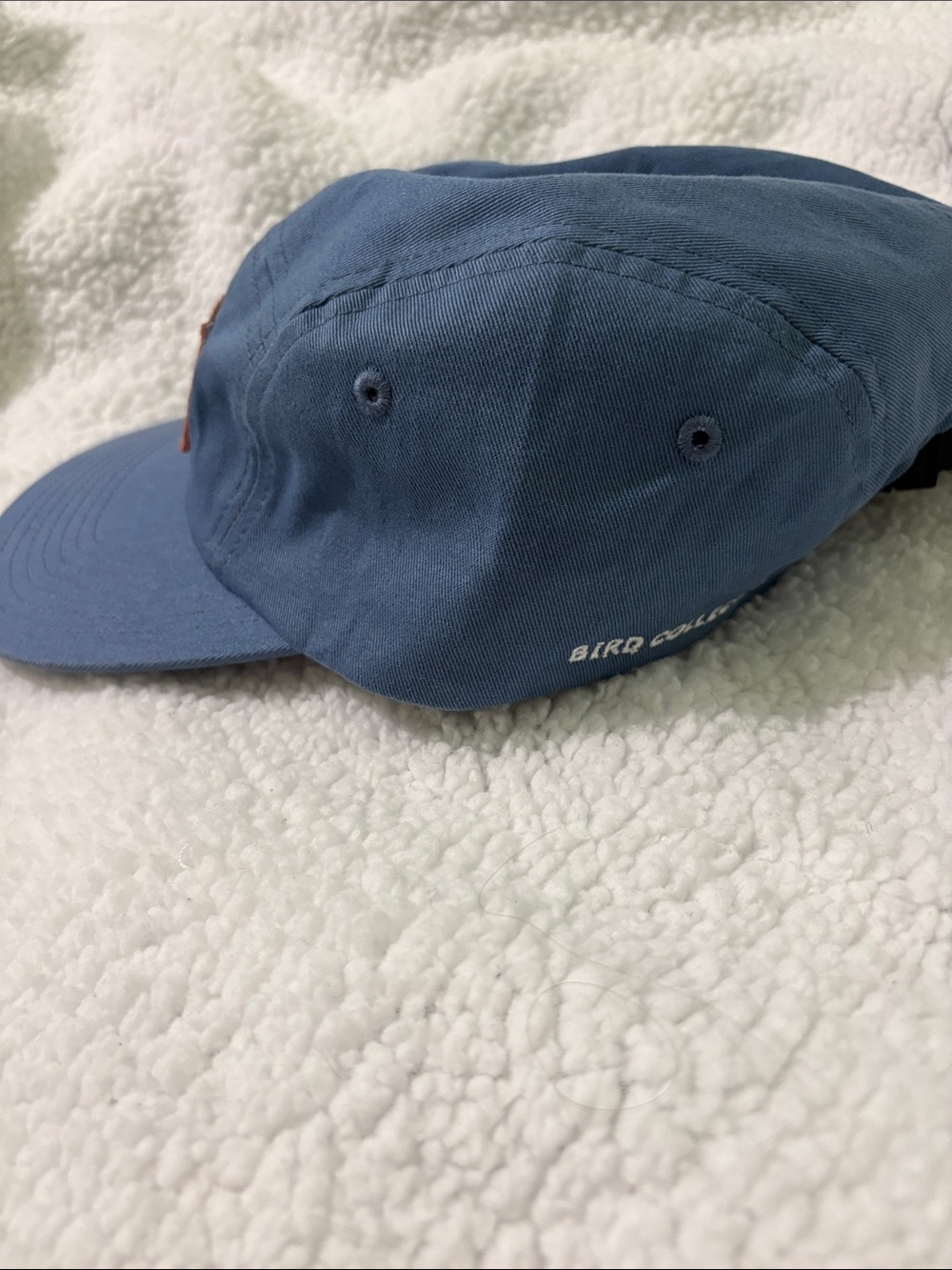 Bird Collective OS loon patch hat Blue Canvas 5-Panel - Picture 3 of 6
